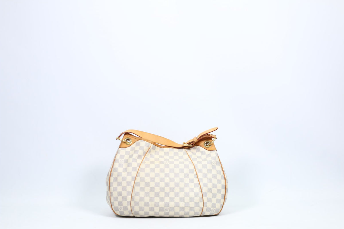 Louis Vuitton White PVC Damier Azur Galliera PM Shoulder Bag N55215 (V1210919)