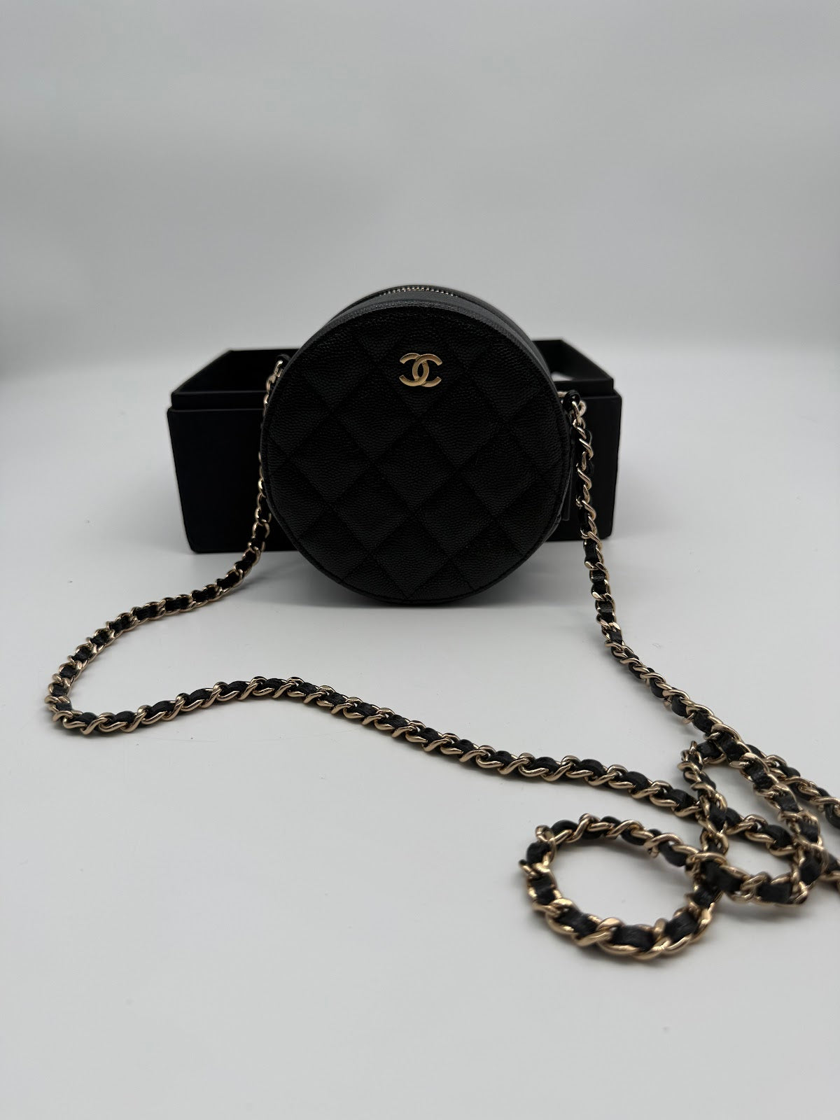 Chanel Round Bag Black, EB (LX1541)