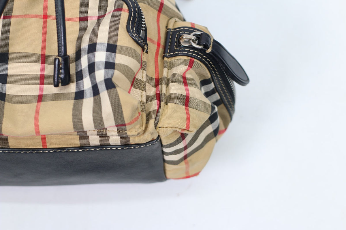 Burberry Beige Fabric Classic Check Rucksack ONE Backpack 4078471 (V2210814)