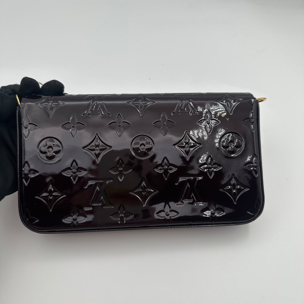 Louis Vuitton 3-in-1 Patent Leather Bag Burgundy (LX1544)