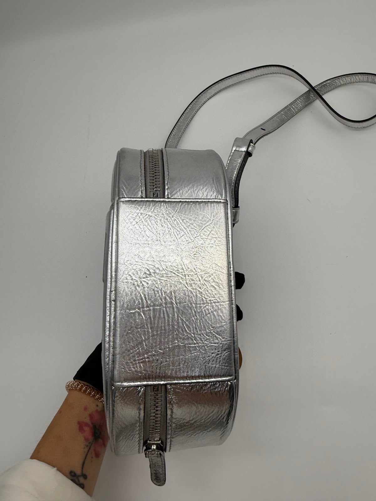 Fendi Camera Bag Metallic Silver (BL1428)