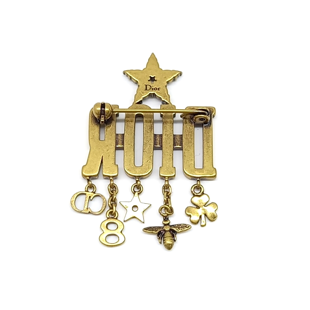 Christian Dior Logo Brooch (10541193)