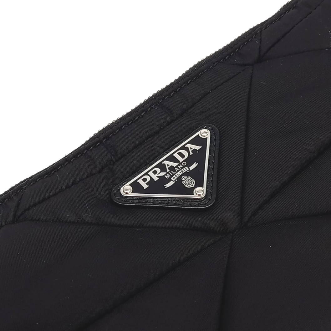 Prada Re-Nylon Tessuto Quilted Shoulder Bag (1BC237) (10559572)