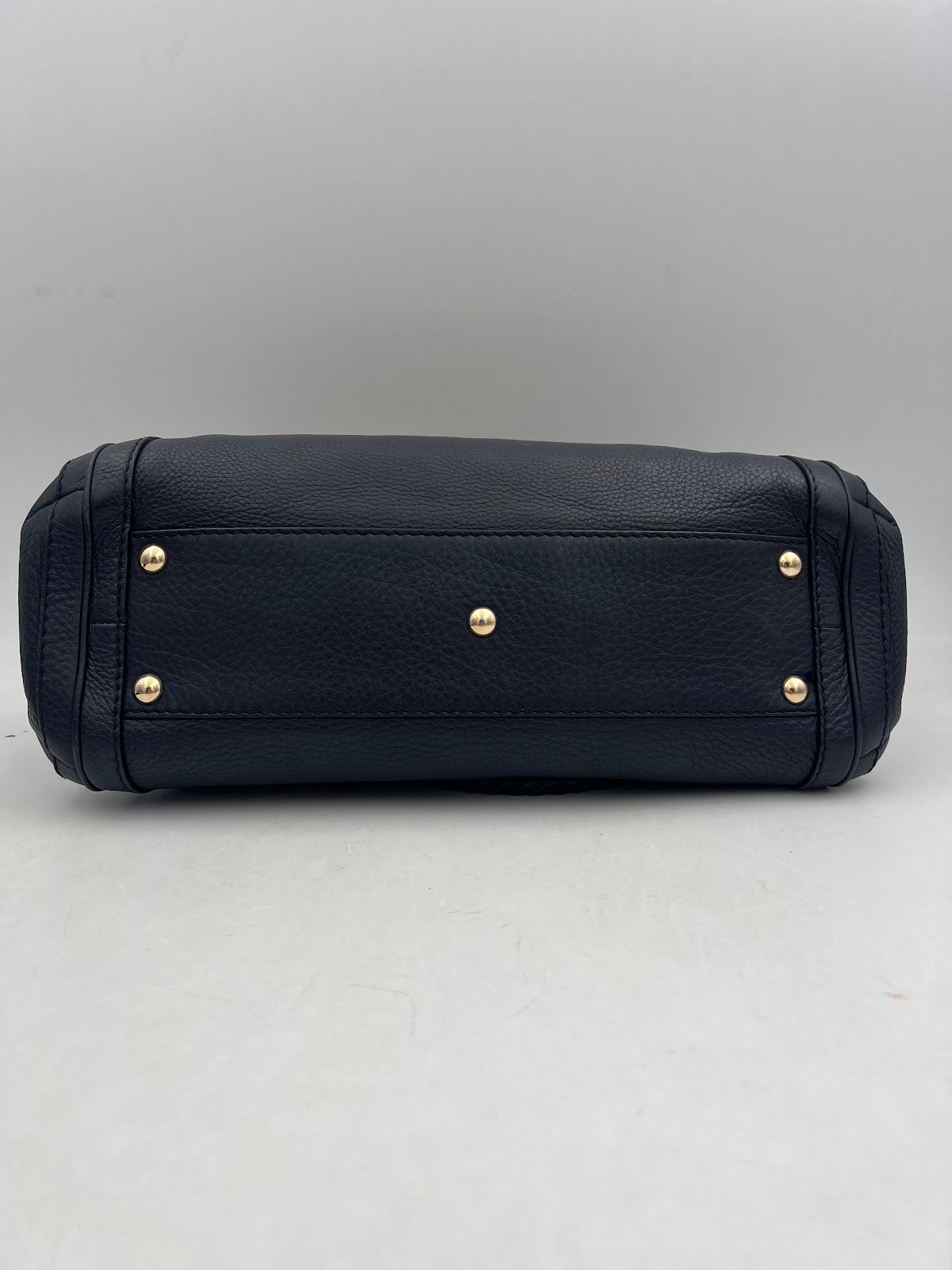 Gucci Leather Tote, Blue