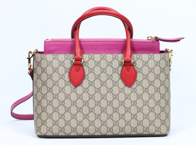 Gucci Multi PVC Trim GG ONE Shoulder Bag 409534