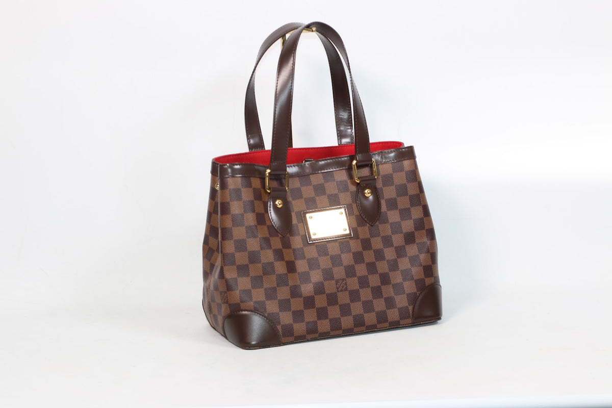 Louis Vuitton Brown PVC Damier Ebene Canvas Hampstead PM Tote Bag N51205