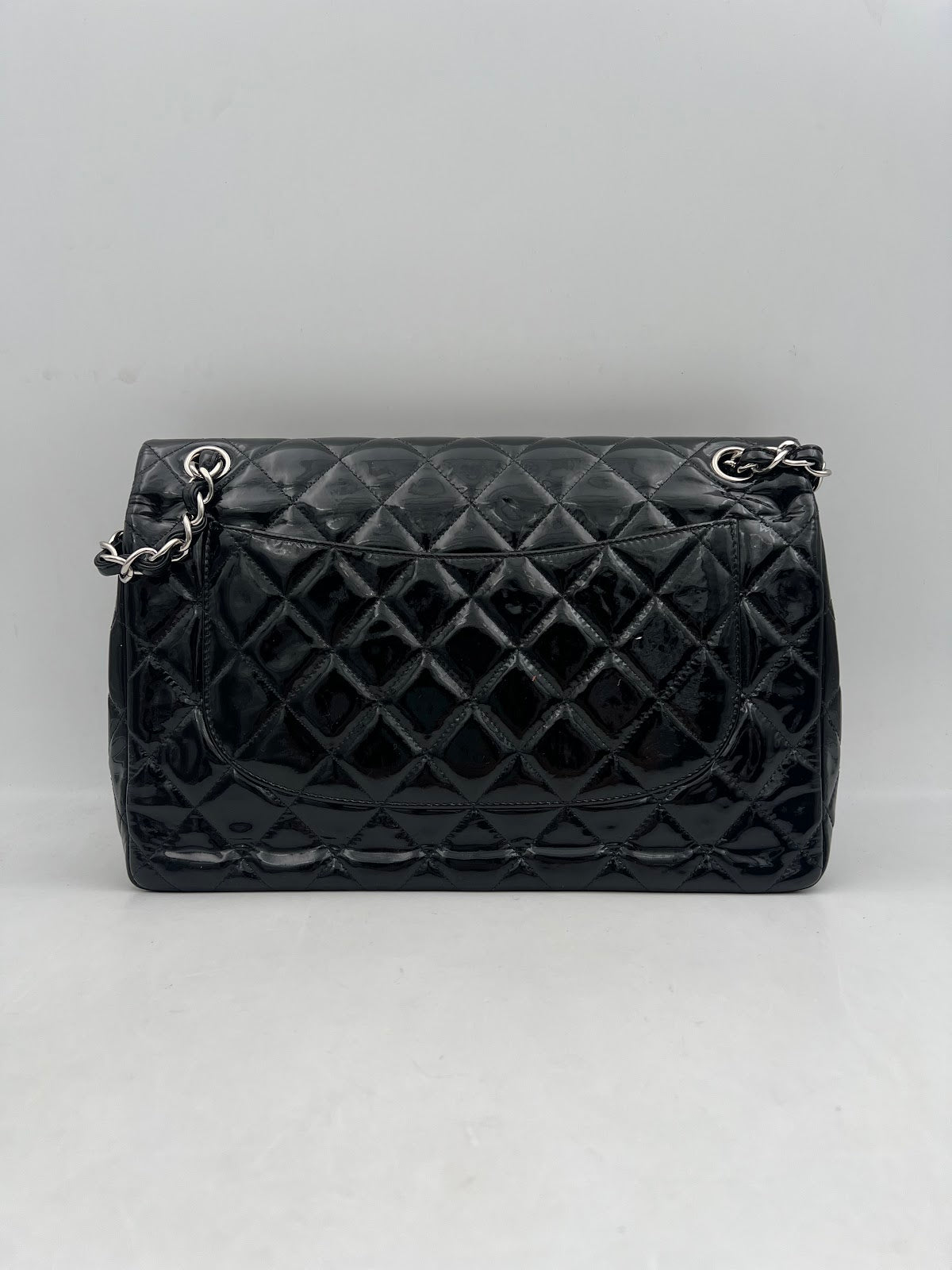 Chanel Classic Flap Bag, Black Patent