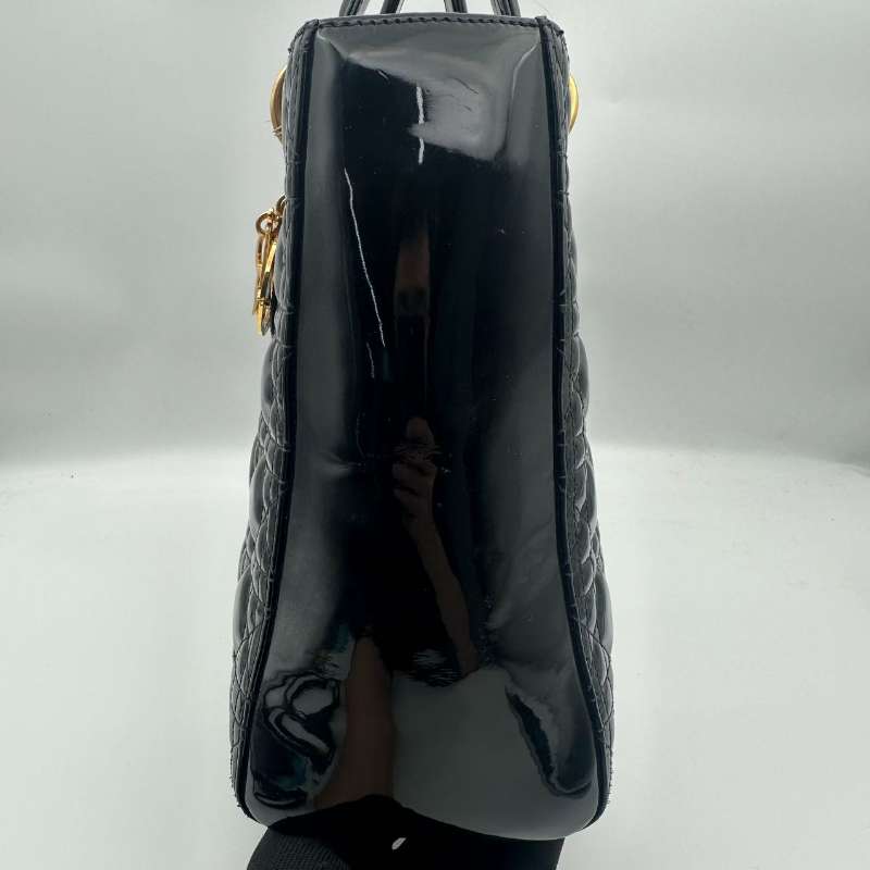 Dior Lady Dior Large Cannage Patent