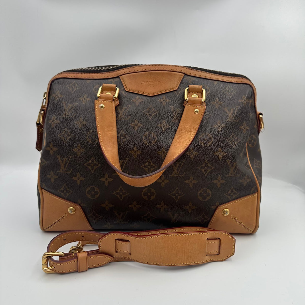 Louis Vuitton Monogram Top Handle Tote Bag (LX1705)