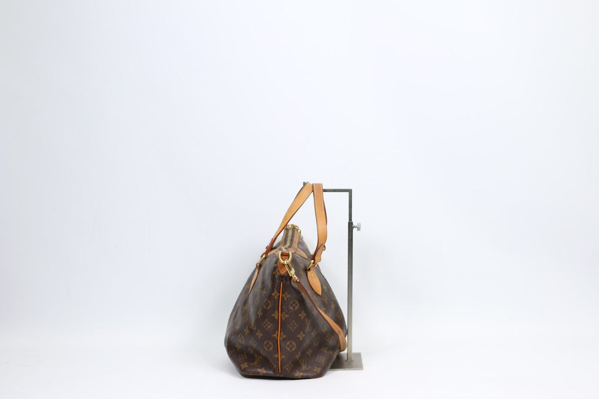 Louis Vuitton Brown PVC Monogram Canvas Palermo PM Shoulder Bag M40145 (V124913)