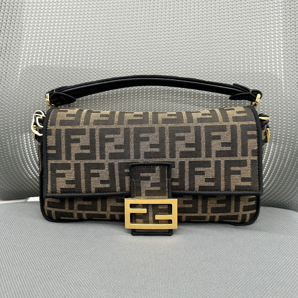 Fendi Monogram Baguette Medium - front