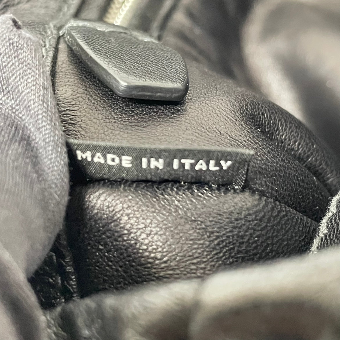 Prada Black Leather Nappa Gaufre Lock ONE Shoulder Bag BT0939 (V1615831)