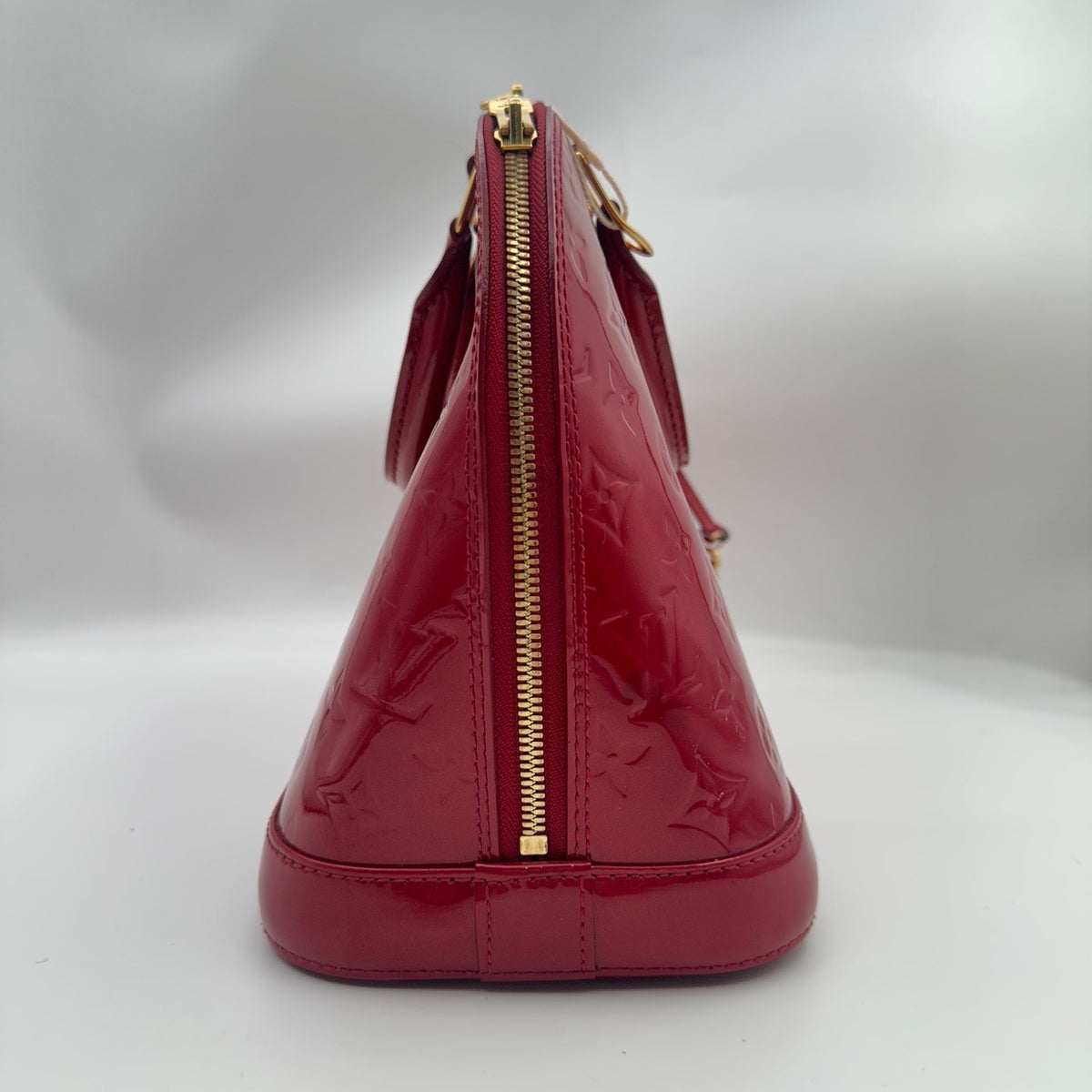 Louis Vuitton Patent Leather Alma Bag Red (LX1702)