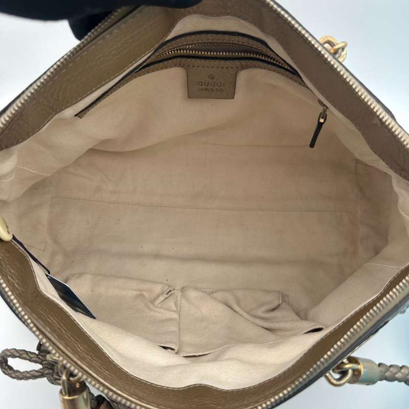 Gucci Bamboo Tassel Top Handle Bag