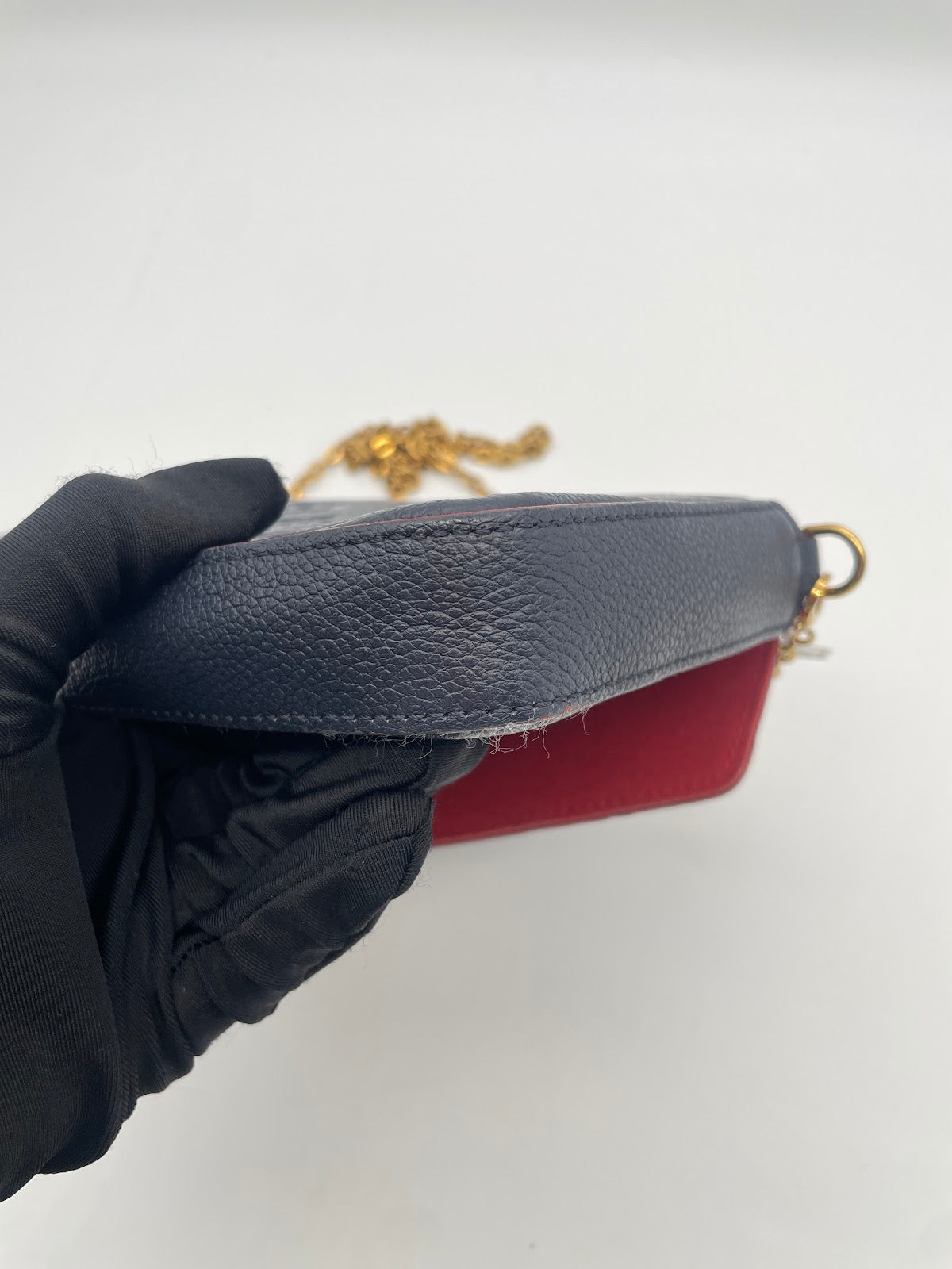Louis Vuitton Felicie Chain Bag, Navy