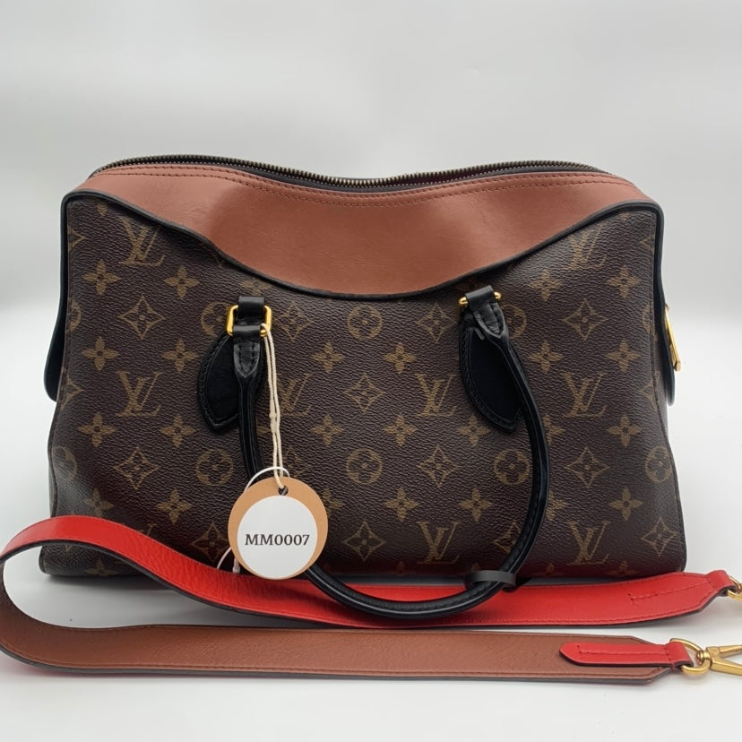 Louis Vuitton Tuileries Tote - front with strap