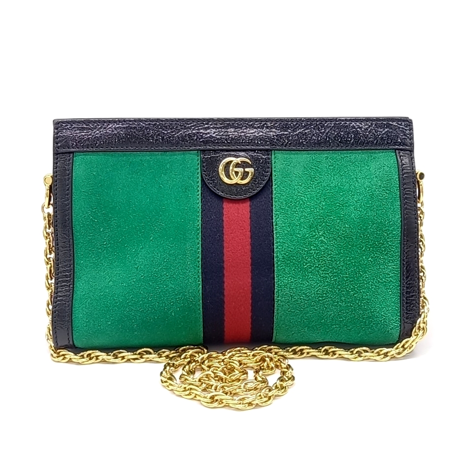 Gucci Ophidia GG Suede Shoulder Bag (503877) (10536785)