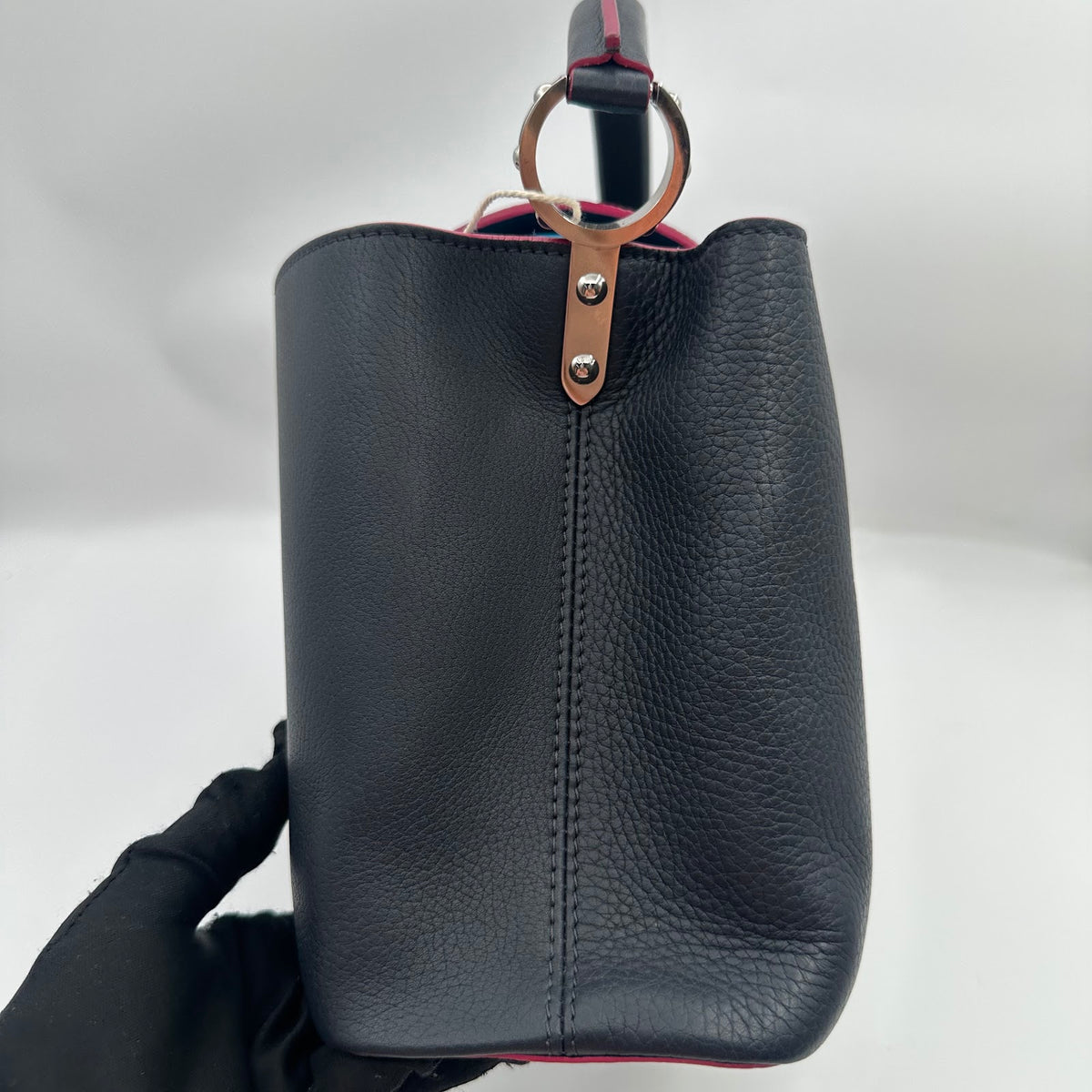 Louis Vuitton Capucines Black/Purple (LY1285)