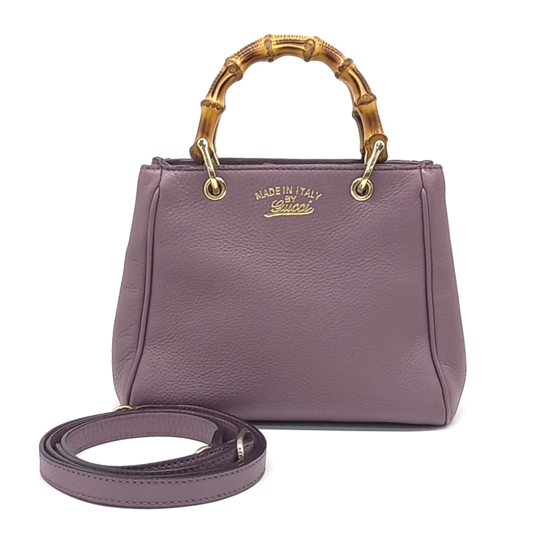 Gucci Bamboo Detail Mini Tote/Shoulder Bag (368823) (10526537)
