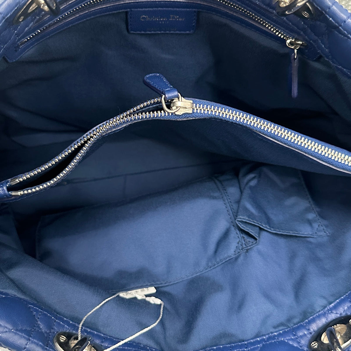 Dior Lady Dior 7-Grid Bag Blue (BL1480)