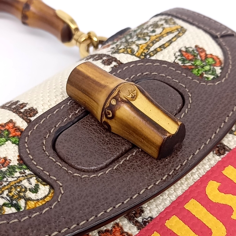 Gucci Bamboo 1947 Mini Top Handle Bag (676300) (10352788)