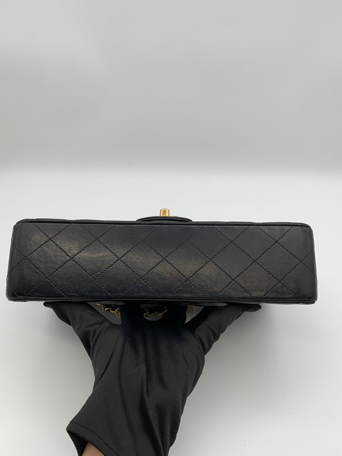 Chanel Medium Classic Double Flap Bag, Black Lambskin (BL1736)