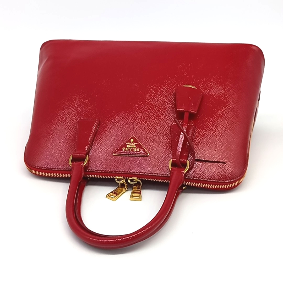 Prada Saffiano Vernice Tote Bag (BL0836) (10528632)