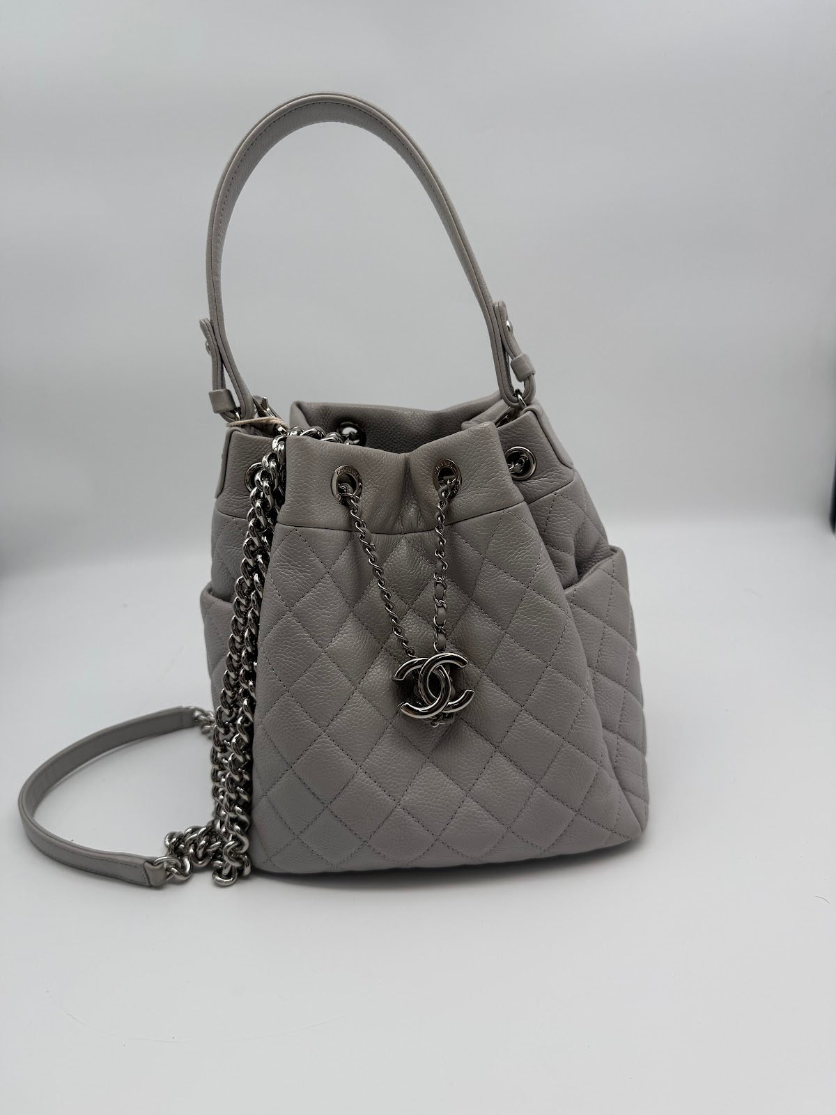 Chanel Bucket Bag Grey (LY1384)