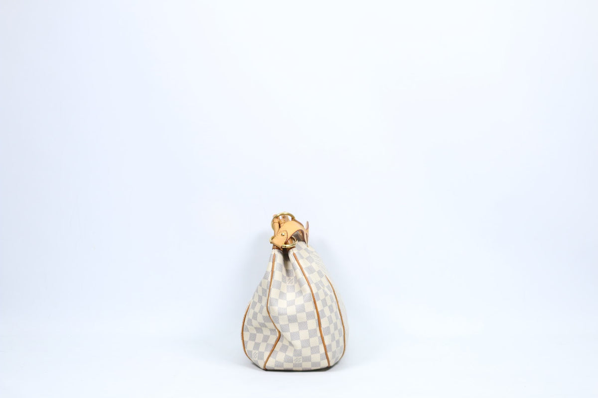 Louis Vuitton White PVC Damier Azur Galliera PM Shoulder Bag N55215 (V1210919)
