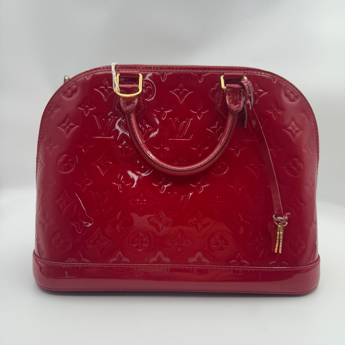 Louis Vuitton Patent Leather Alma Bag Red (LX1702)