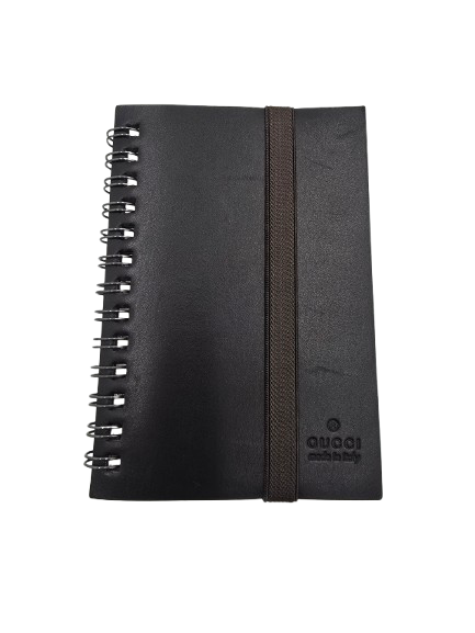 Pre-Owned Gucci Leather Agenda Organizer AG962