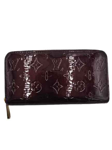 Pre-Owned Louis Vuitton Zippy Wallet Vernis AI768