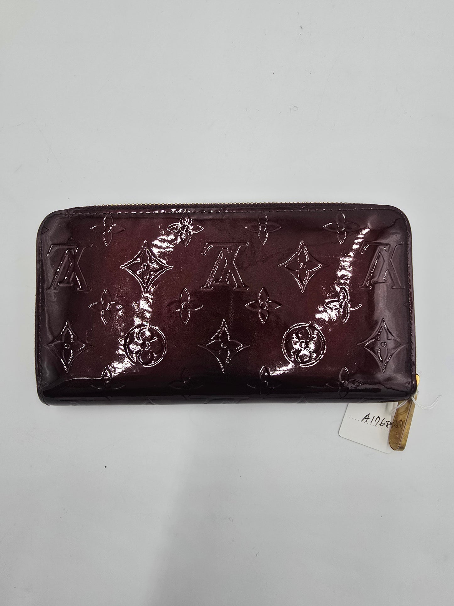 Pre-Owned Louis Vuitton Zippy Wallet Vernis AI768