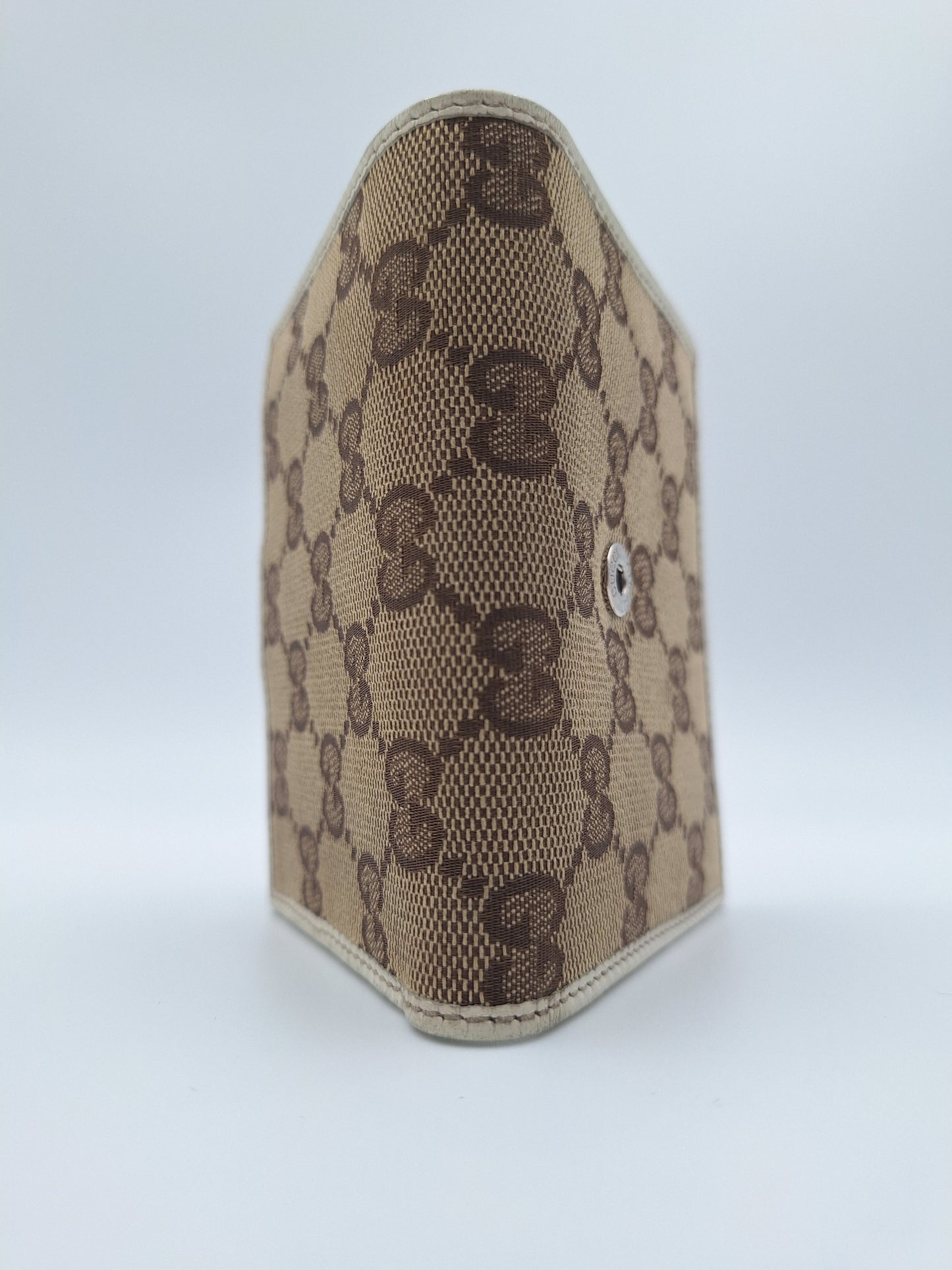 GUCCI GG JACQUARD TRI-FOLD WALLET