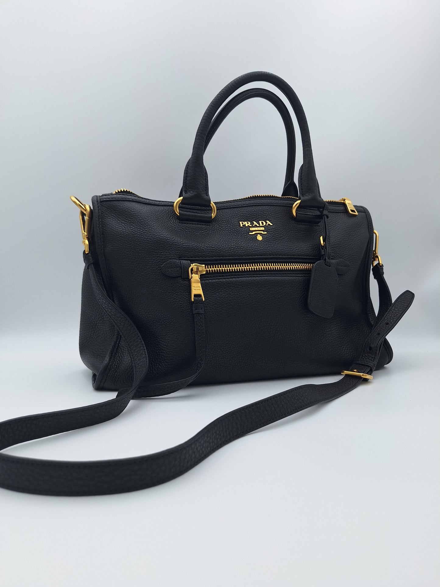PRADA VITELLO DAINO MOTOR SHOULDER BAG (BL0805)