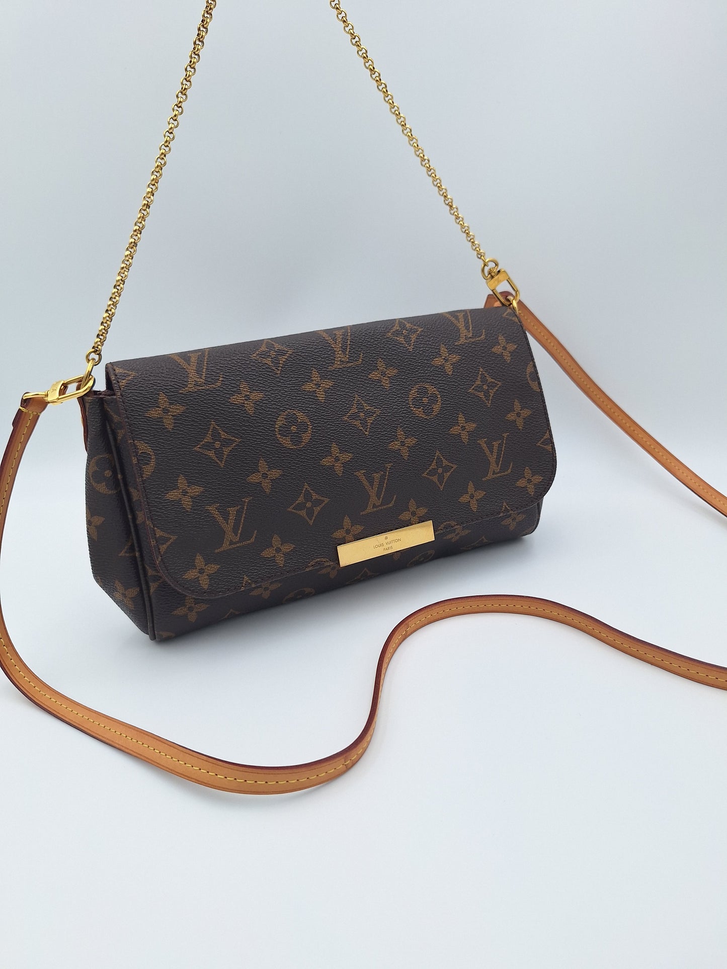 LOUIS VUITTON MONOGRAM FAVORITE MM SHOULDER BAG (M40718)