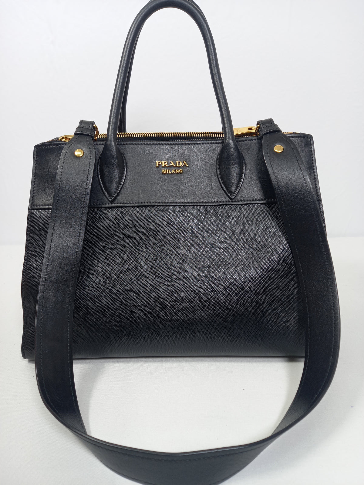 M0804P84 Prada Saffiano City Calfskin Paradigme Bag (JP)