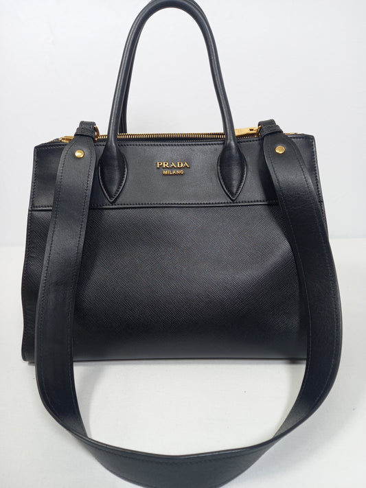 M0804P84 Prada Saffiano City Calfskin Paradigme Bag (JP)
