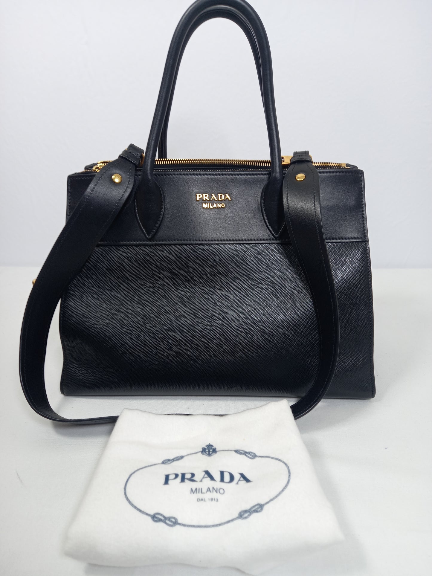 M0804P84 Prada Saffiano City Calfskin Paradigme Bag (JP)