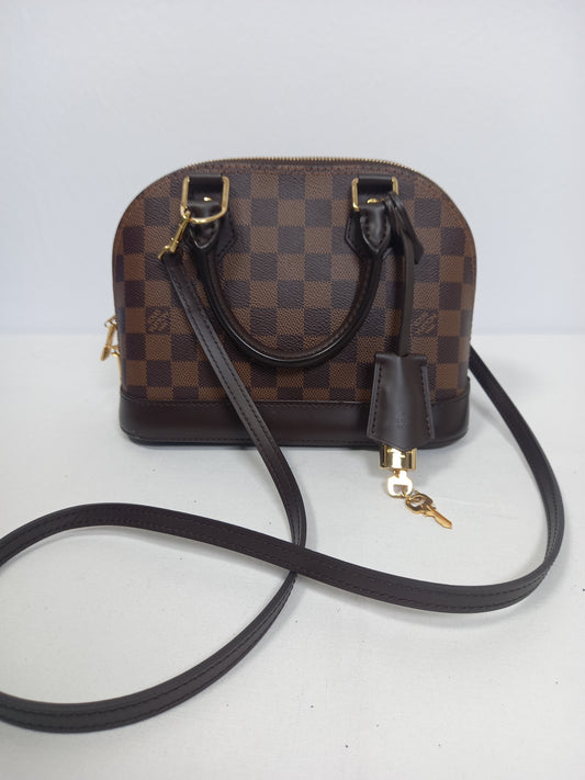 M0804P10 Louis Vuitton Alma BB in Damier Ebene (JP)