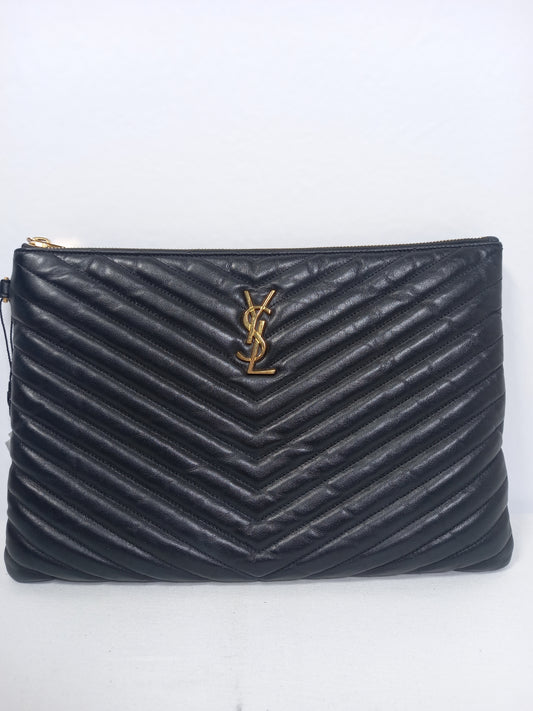 M0804P15 Saint Laurent Cassandre Matelasse Tablet Pouch (JP)