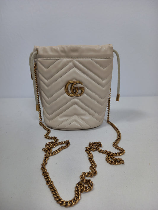 M0804P17 Gucci GG Marmont Mini Bucket Bag (JP)