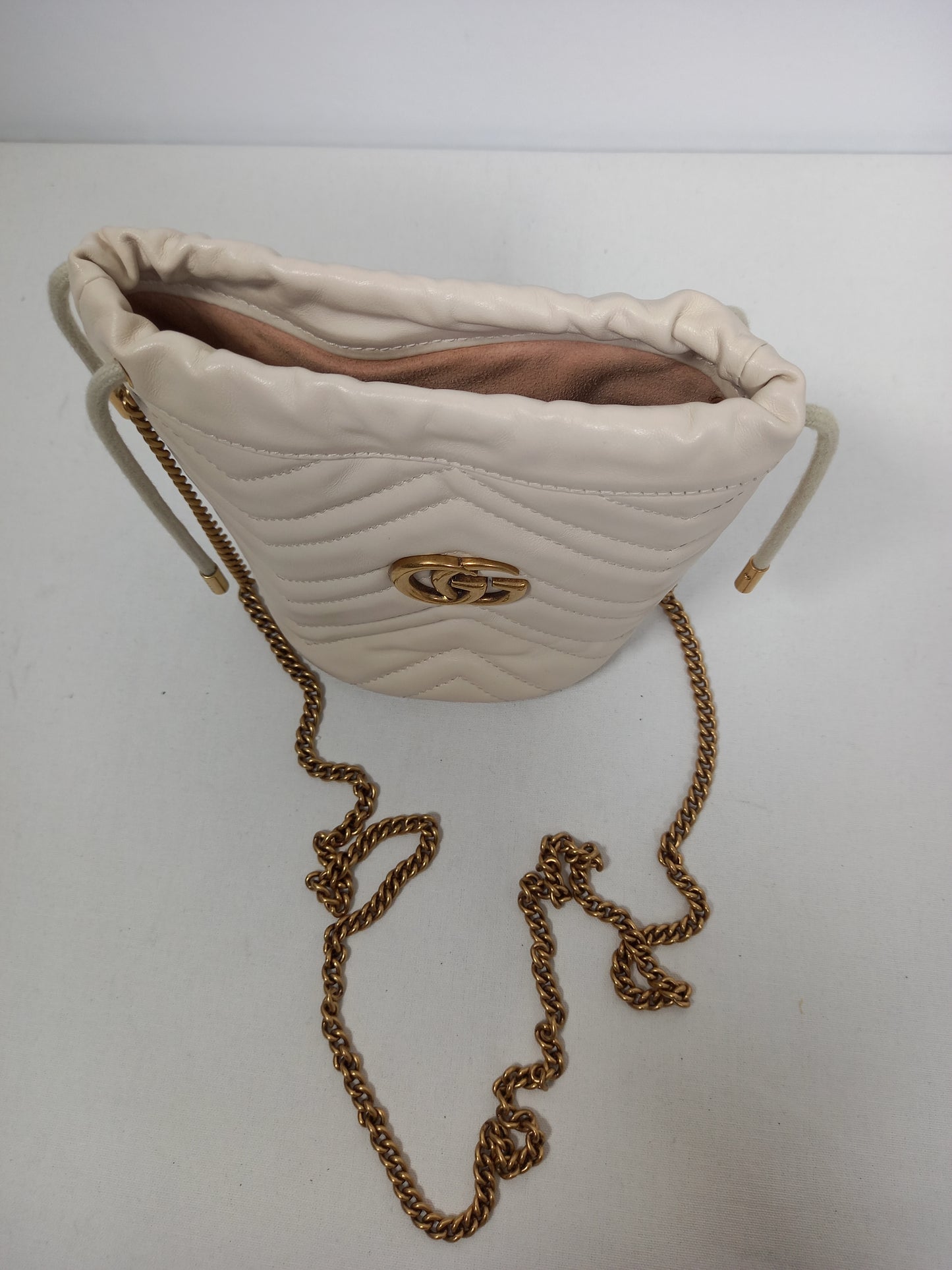 M0804P17 Gucci GG Marmont Mini Bucket Bag (JP)