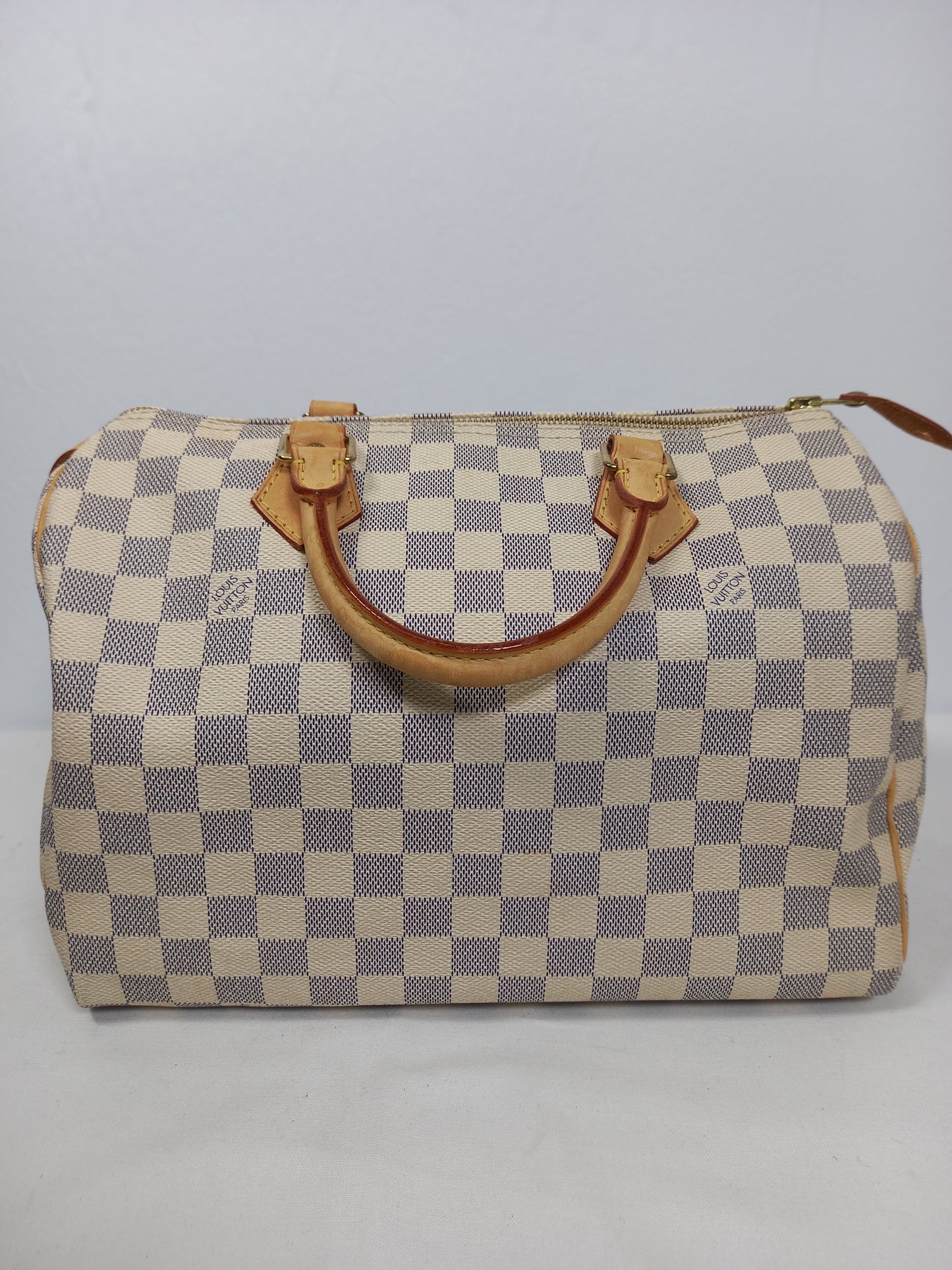 M0804P32 Louis Vuitton Damier Azur Speedy 30 (JP)