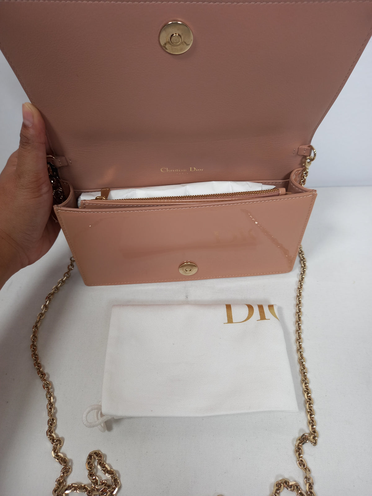 M0804P36 Christian Dior Lady Dior Chain Pouch (JP)