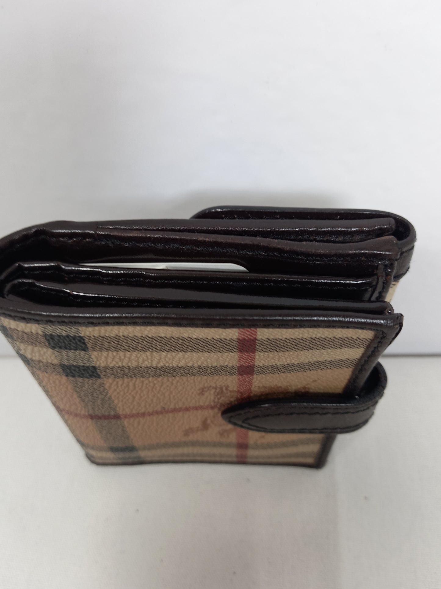 M0804P43 Burberry Haymarket Check Wallet (JP)