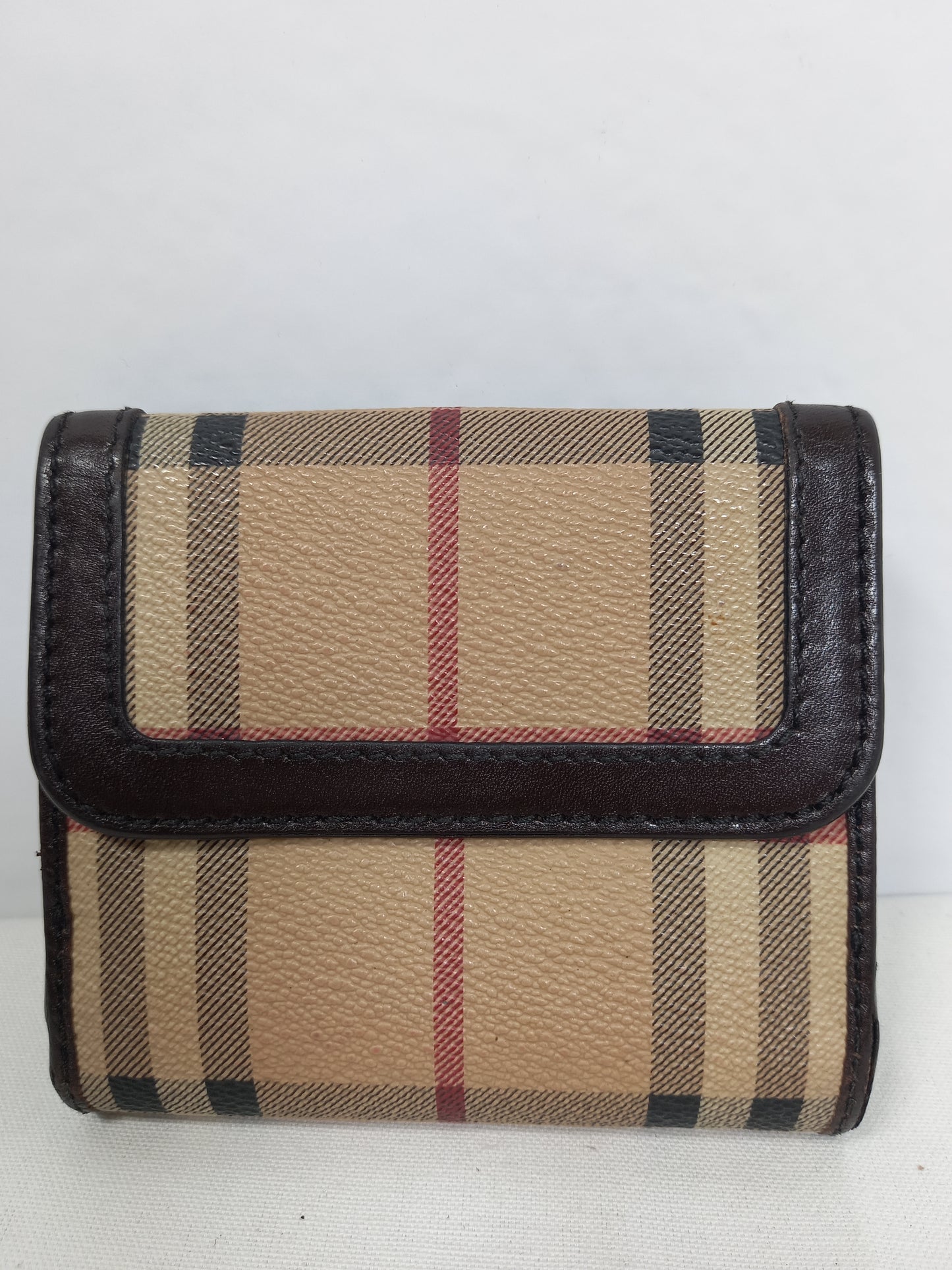 M0804P43 Burberry Haymarket Check Wallet (JP)
