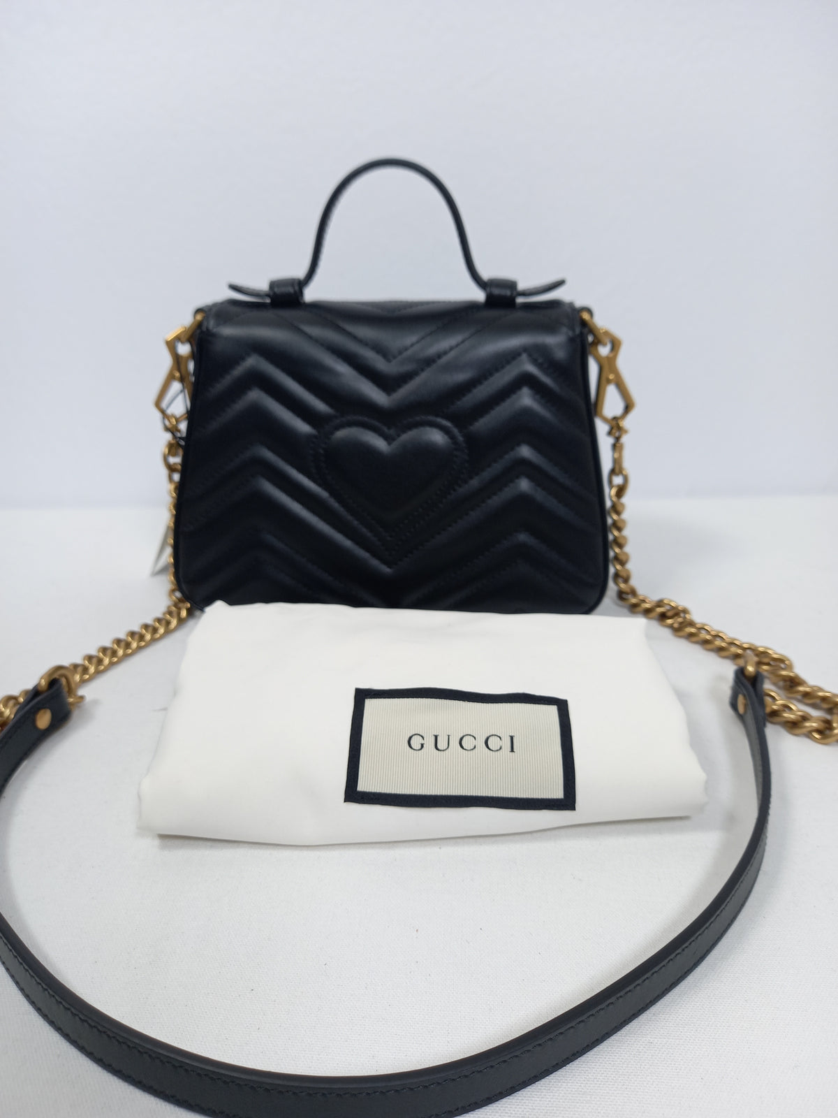 M0804P51 Gucci GG Marmont Mini Top Handle Bag (JP)