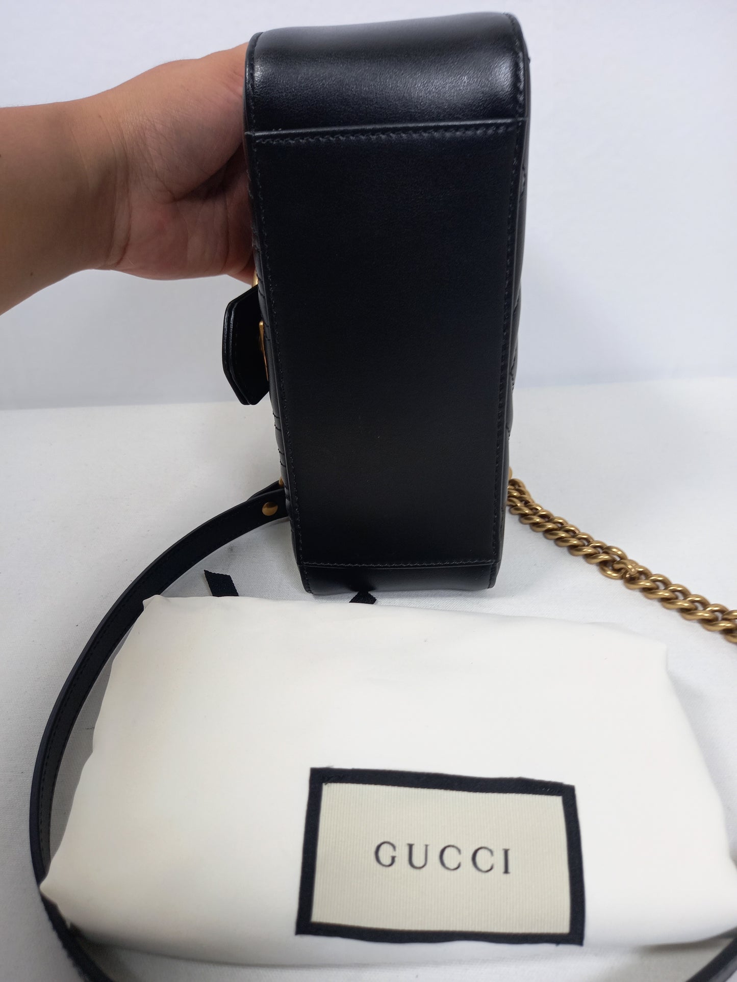 M0804P51 Gucci GG Marmont Mini Top Handle Bag (JP)