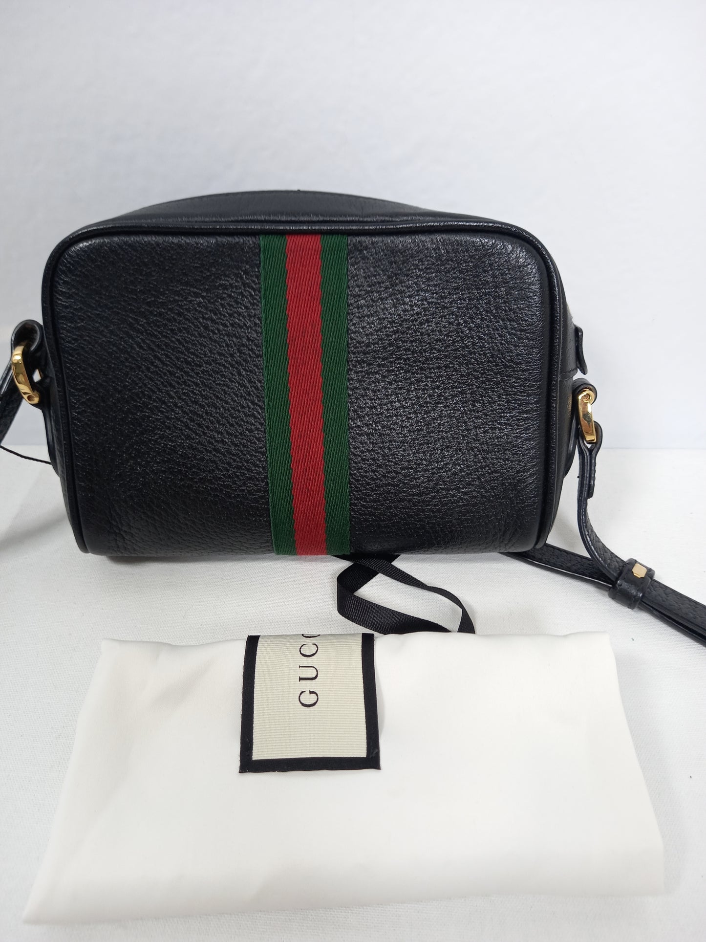 M0804P63 Gucci Calfskin Web Mini Ophidia Shoulder Bag (JP)